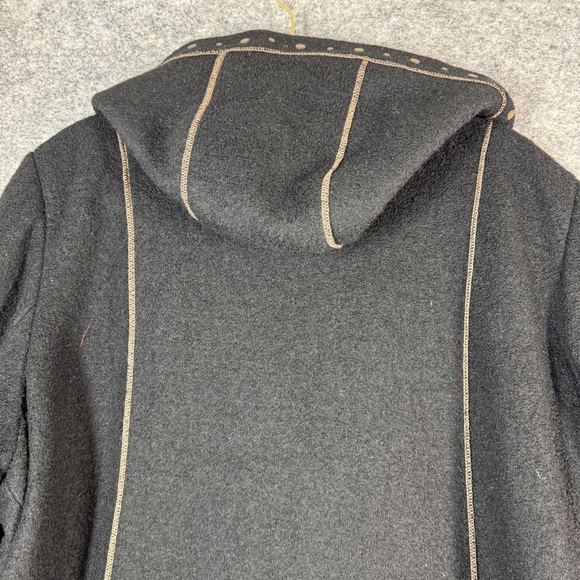 Vintage Wool Novelti Adorable Junior Gothic Grunge Woman Coat Size 2X - Picture 13 of 16